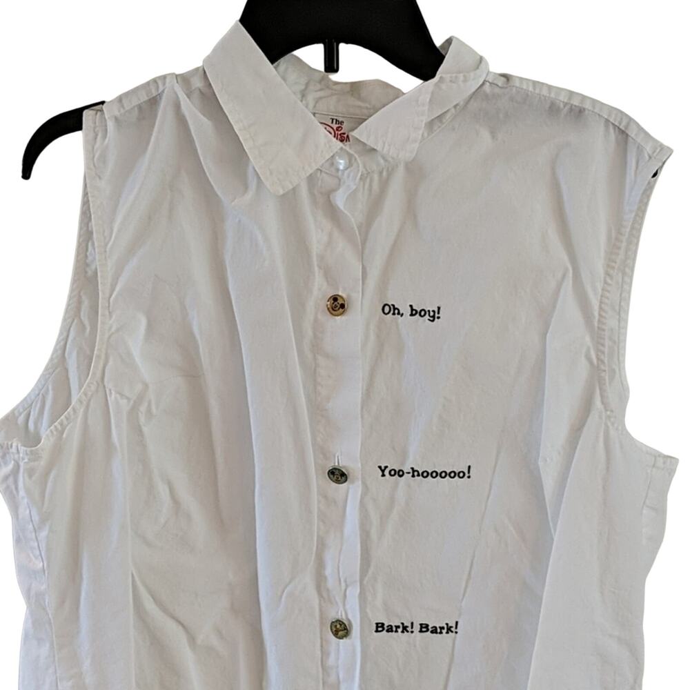 Euc Disney Button Down - image 2